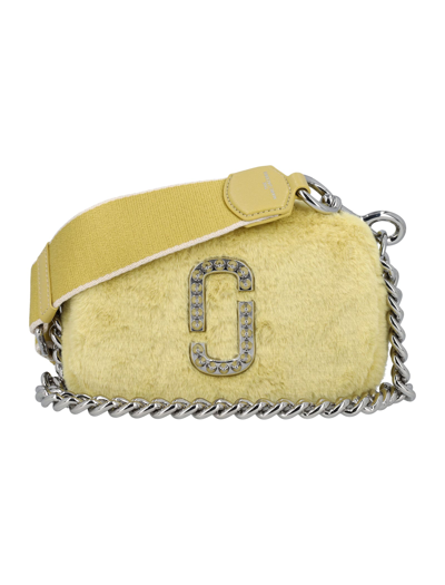 Shop Marc Jacobs The Plush Snapshot Camera Bag In Yellow