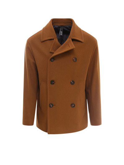 Shop Hevo Trani Coat In Brown