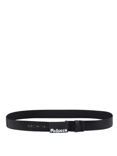 Shop Alexander Mcqueen Belt In Black