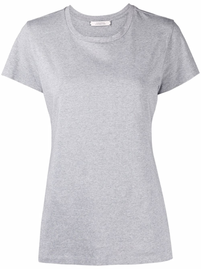 Shop Dorothee Schumacher O-neck Short-sleeve T-shirt In Grey