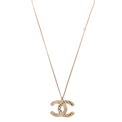 chanel necklace women silver