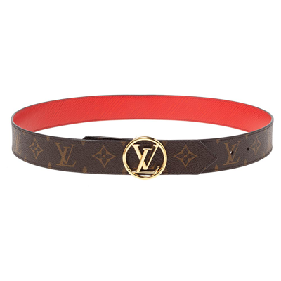 Louis Vuitton Pre-owned Women's Leather Belt - Red - One Size
