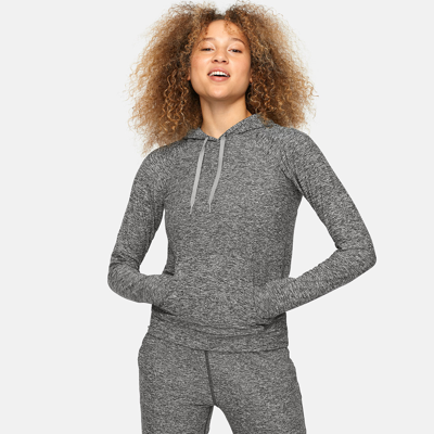 Shop Outdoor Voices Cloudknit Hoodie In Heather Grey