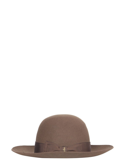 Shop Borsalino Women's Beige Other Materials Hat