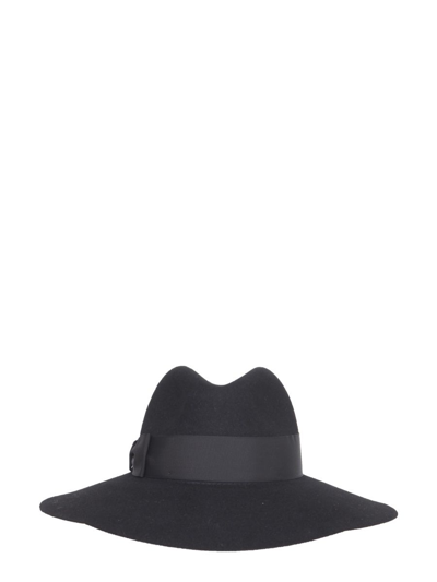 Shop Borsalino Women's Black Other Materials Hat