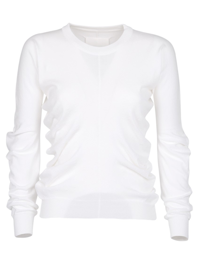 Shop Maison Margiela Cotton Sweater In White