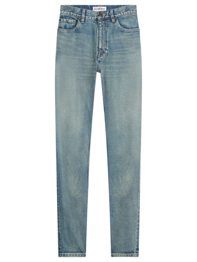 Shop Balenciaga Classic Skinny Jeans In Blue