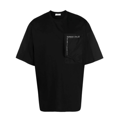 Shop Givenchy Logo-patch T-shirt In Black