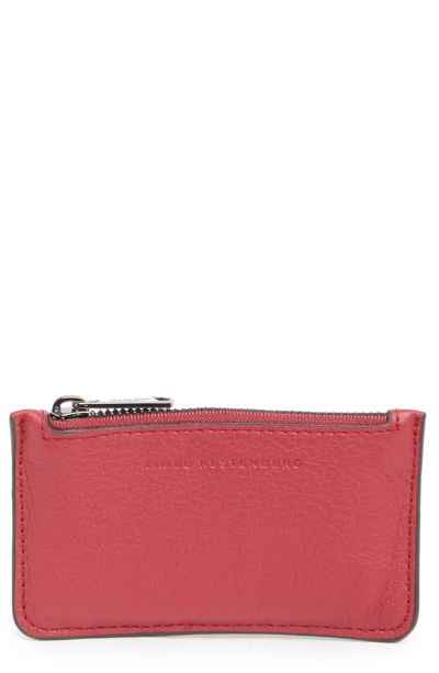 Shop Aimee Kestenberg Melbourne Leather Wallet In Scarlet Red