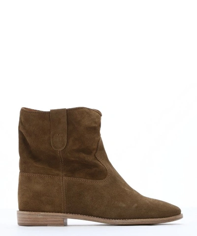 Isabel Marant Etoile 70mm Crisi Suede Ankle Boots, Brown