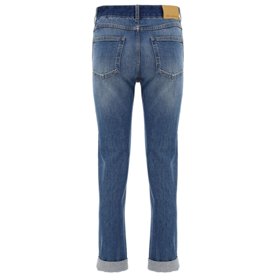 Shop Stella Mccartney Women's Straight Fit Jeans   The Skinny Boyfriend In Blue