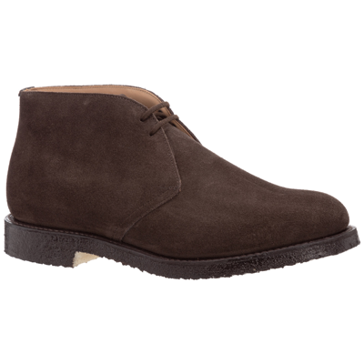 Shop Church's Men's Suede Desert Boots Lace Up Ankle Boots  Ryder 81 In Brown