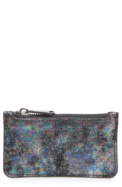Shop Aimee Kestenberg Melbourne Leather Wallet In Distressed Iridescent