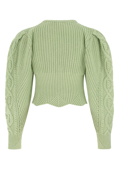 Shop Wandering Pastel Green Wool Blend Sweater  Nd  Donna M