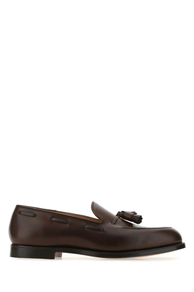 Crockett&amp;jones Crockett&jones Chocolate Leather Cavendish 2 Loafers