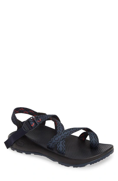 Shop Chaco Z/2 Classic Sport Sandal In Stepped Navy