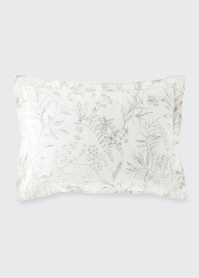 Polo Ralph Lauren Genevieve Floral Standard Sham In Grey
