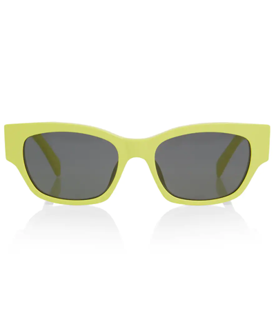 Norma Kamali Square Cat Eye Sunglasses