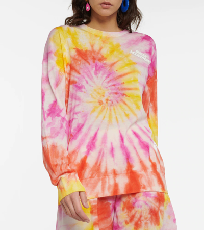 Shop Stella Mccartney Tie-dye Virgin Wool Sweater In Multicolor