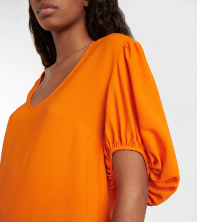 Shop Stella Mccartney V-neck T-shirt In Orange