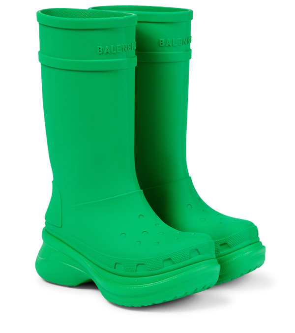 Balenciaga x Crocs Boot Bright Green