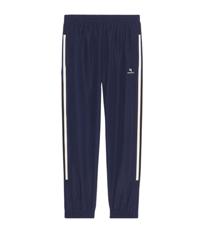 Shop Balenciaga Sporty B Sweatpants In Blue
