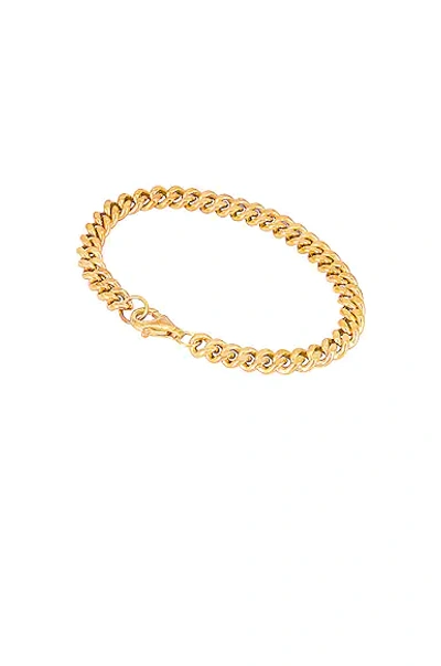 Hatton Labs Gp Cuban Bracelet In Gold