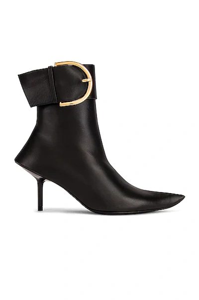 Shop Balenciaga Essex Boots In Black & Gold