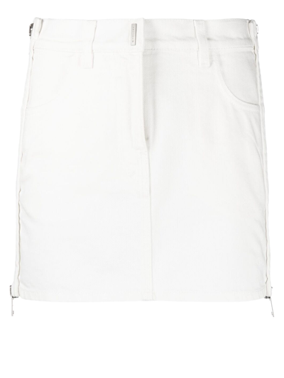 Shop Givenchy Skirts White