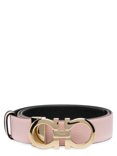 Shop Ferragamo Women's Belts - Salvatore  - In Pink Leather