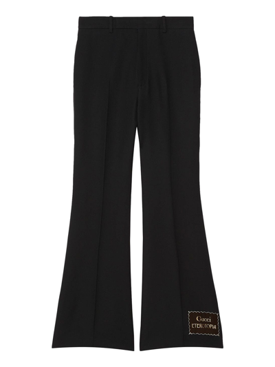 Shop Gucci Trousers Black