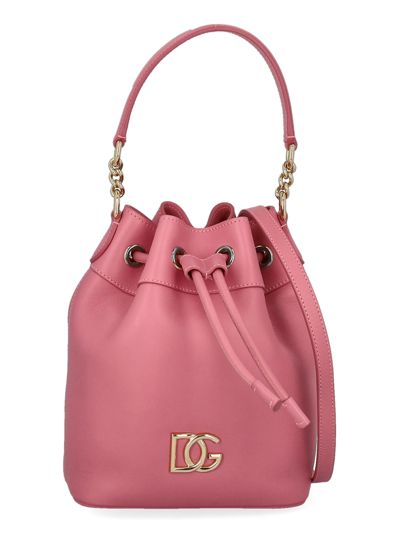 Pre-owned Dolce & Gabbana Bucket Bag In Pink
