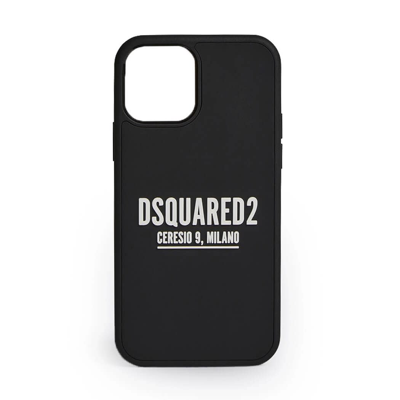 Shop Dsquared2 Ceresio 9 Black Iphone 12 Pro Case In Nero