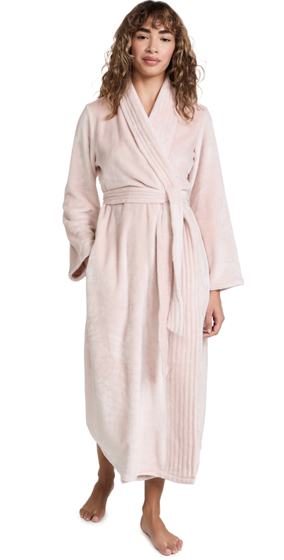 Shop Eberjey Chalet The Plush Robe In Light Blush