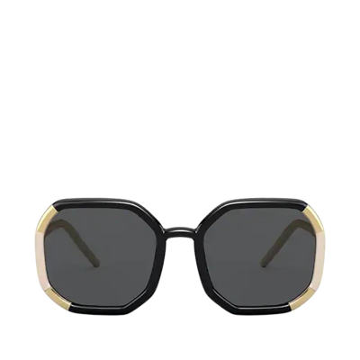 Shop Prada Pr 20xs Black Female Sunglasses
