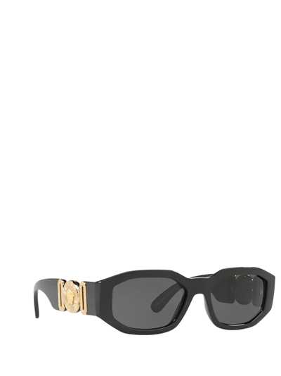 Shop Versace Unisex  Ve4361 Black Unisex Sunglasses