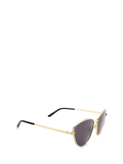 Shop Gucci Gg0803s Gold Female Sunglasses