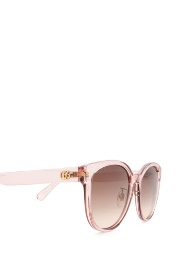 Shop Gucci Gg0854sk Pink Female Sun