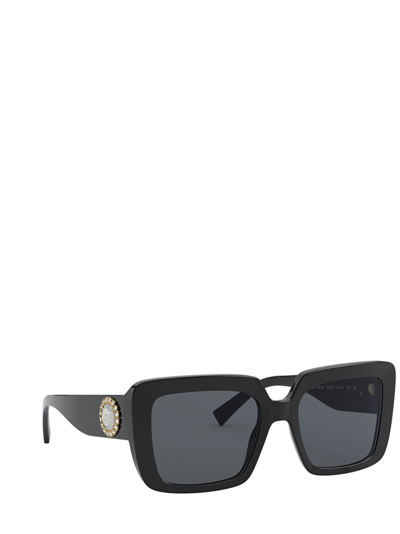 Shop Versace Ve4384b Black Female Sunglasses