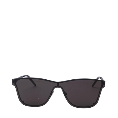 Shop Saint Laurent Unisex  Sl 51 Mask Black Unisex Sunglasses