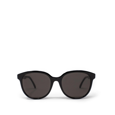 Shop Saint Laurent Sl 317 Black Female Sunglasses