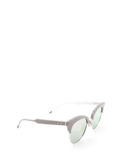 Shop Thom Browne Tb507 B-t-gry-slv Female Sunglasses