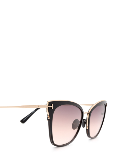 Shop Tom Ford Ft0843 Shiny Black Female Sunglasses