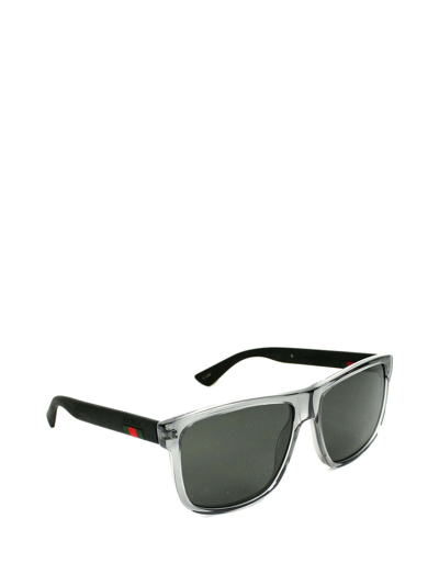 Shop Gucci Gg0010s Grey Male Sungla