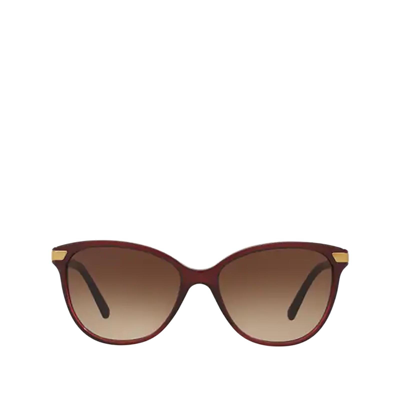 Shop Burberry Be4216 Bordeaux Femal In Burgundy