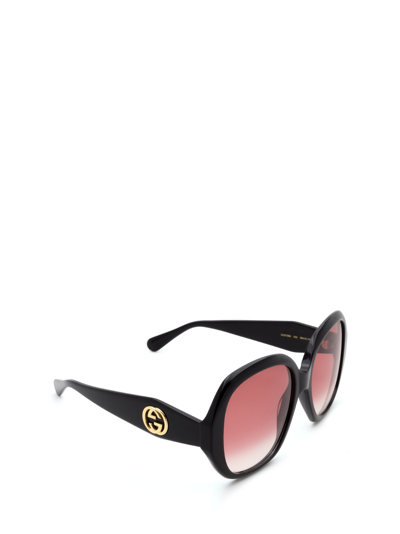 Shop Gucci Gg0796s Black Female Sunglasses