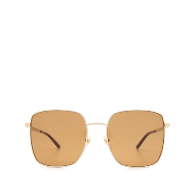 Shop Gucci Gg0802s Gold Female Sung