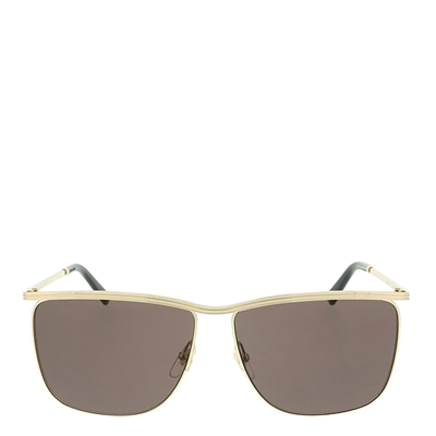 Shop Gucci Gg0821s Gold Male Sunglasses