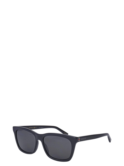 Shop Gucci Gg0449s Black Male Sunglasses