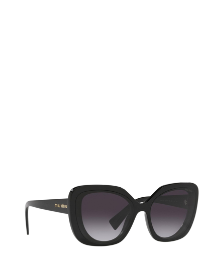 Shop Miu Miu Mu 06xs Crystal Black